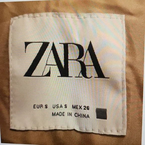 Zara LIKE NEW Sherpa Jacket Size S - Picture 4 of 7